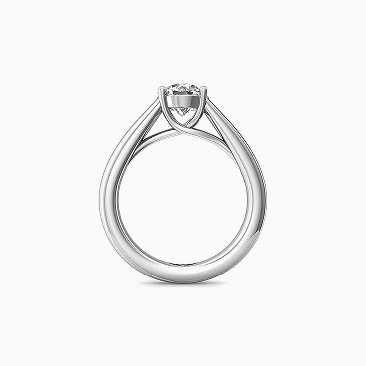 Classic Solitaire Diamond Engagement Band