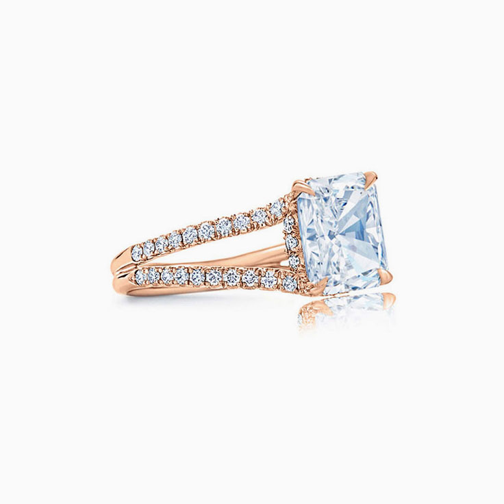 Aquamarine engagement ring