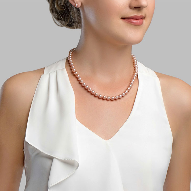 Pink Freshwater Pearl Necklace