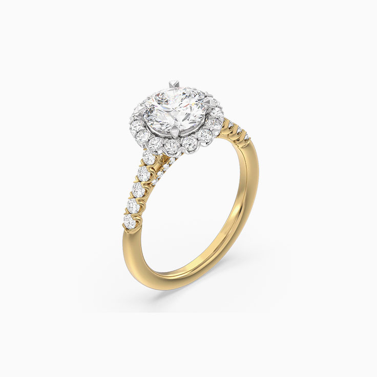 2ct lab grown diamond engagement ring