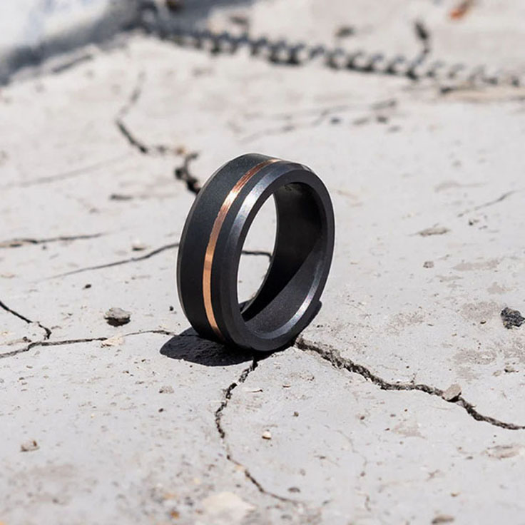 Offset Rose Gold Elysium Band