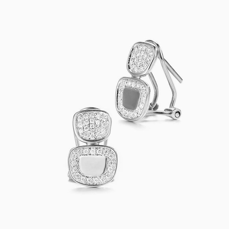Rosegold Pave Earrings