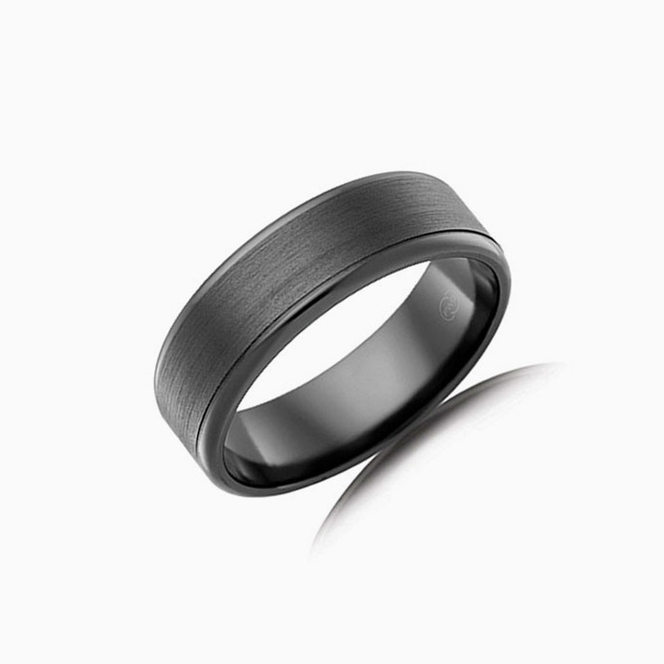 Men's Zirconium Wedding Rings UK Temple and Grace UK