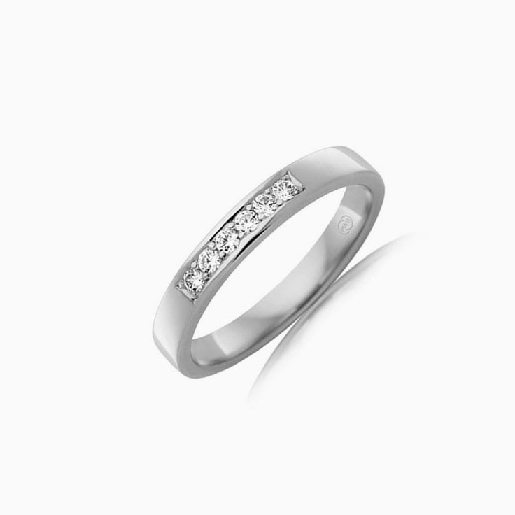 Diamond Womens Wedding Band