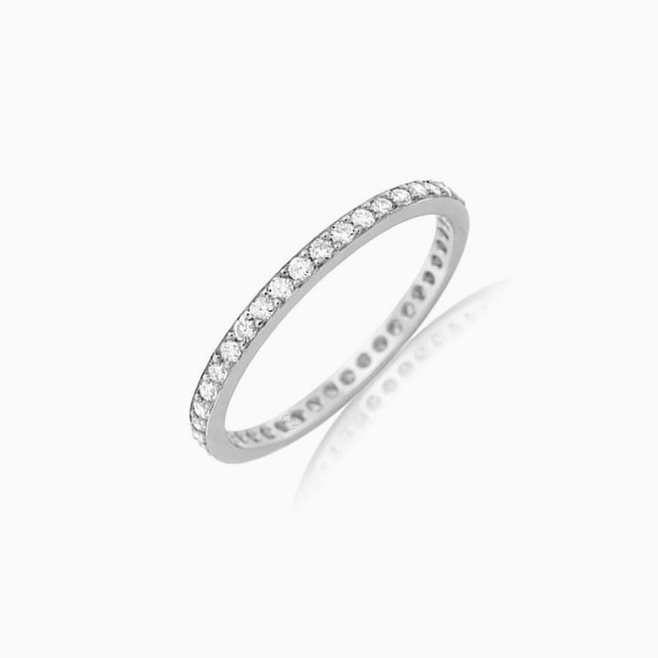 Pave set Eternity ring F3884