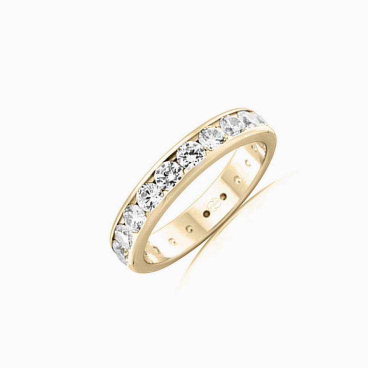 Womens Lab Diamond Wedding Ring 3543