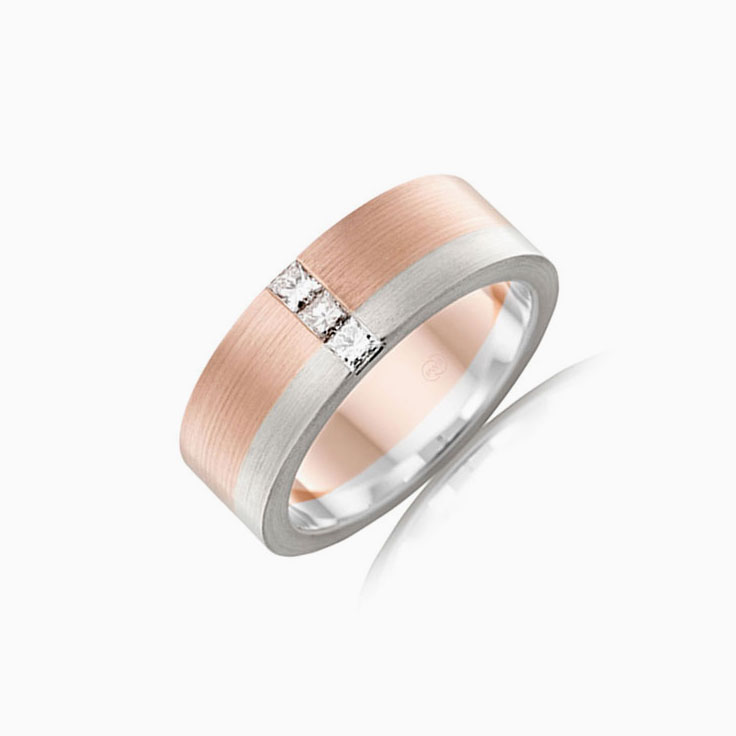 Three stone Mens ring 2T4086