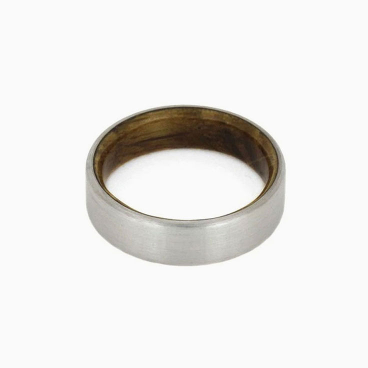 Whiskey Barrel with Titanium Overlay