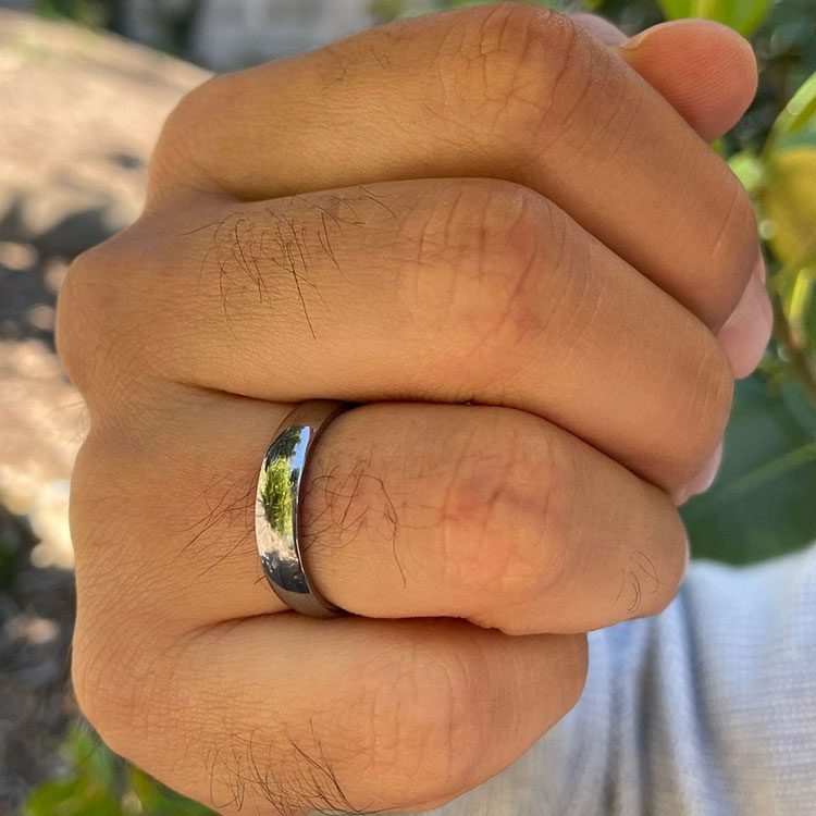 Polished Finished Tantalum Ring 292A25