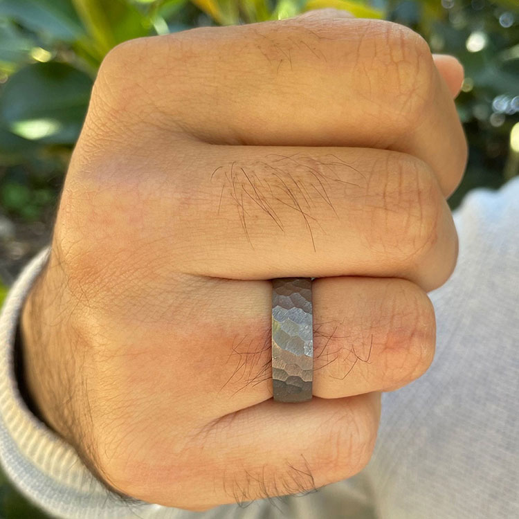 Hammered finish Tantulam Ring 292A26