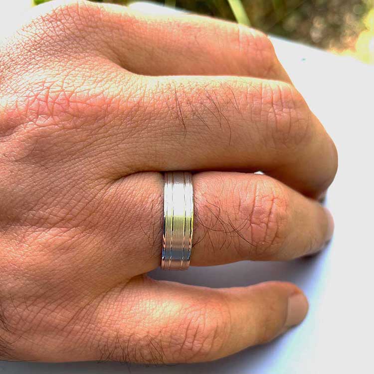 mens wedding ring 4098